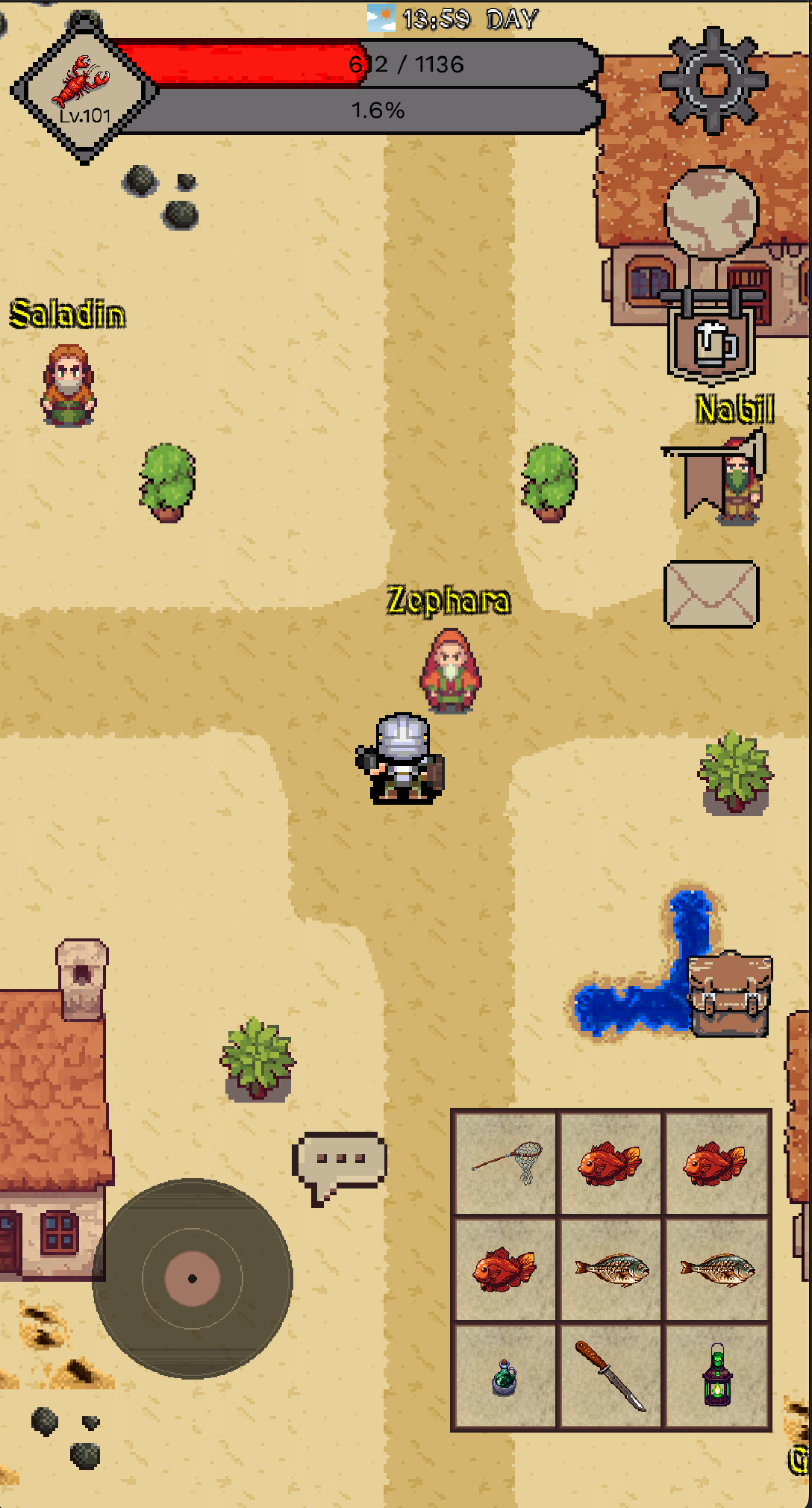Fishing gameplay